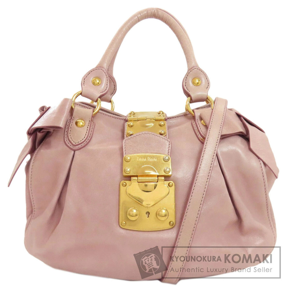 Miu MIu Rion Handbag Calfskin